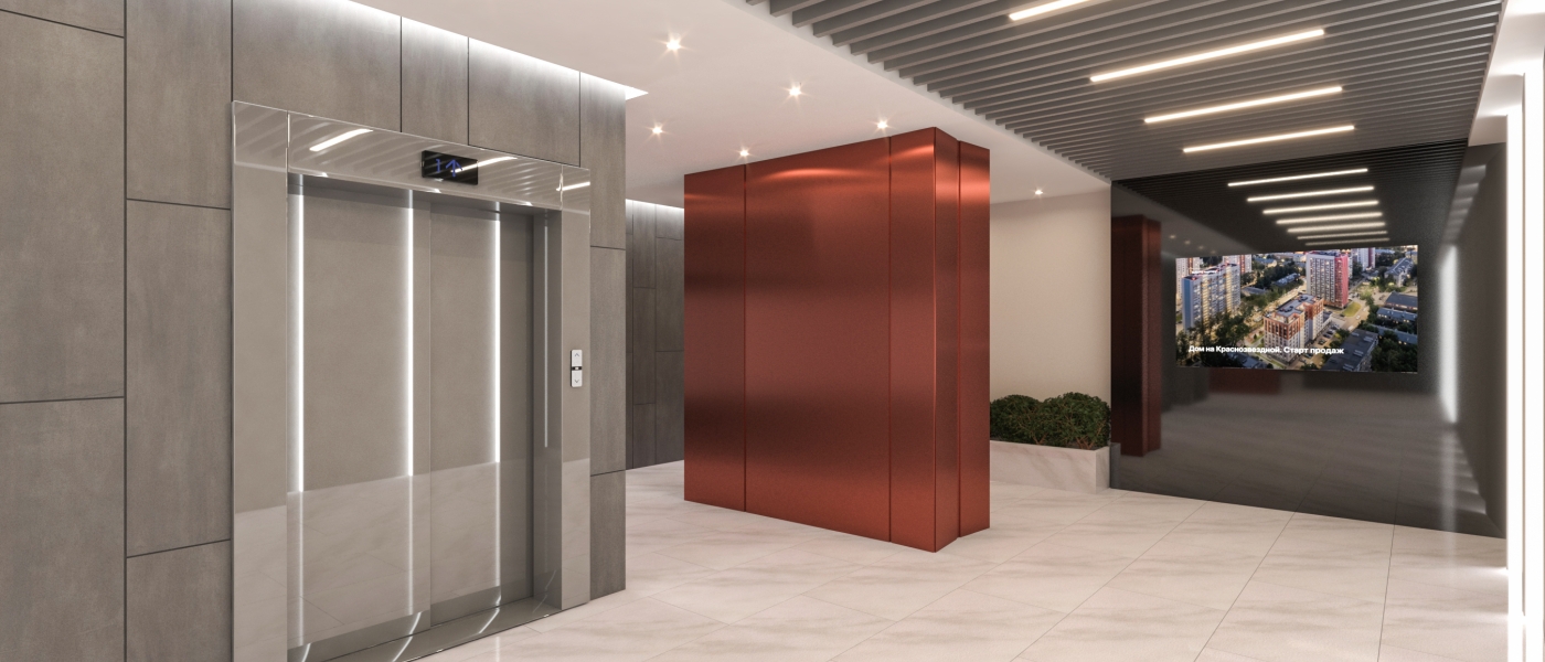 Места общего пользования в ЖК Краснозвёздная
