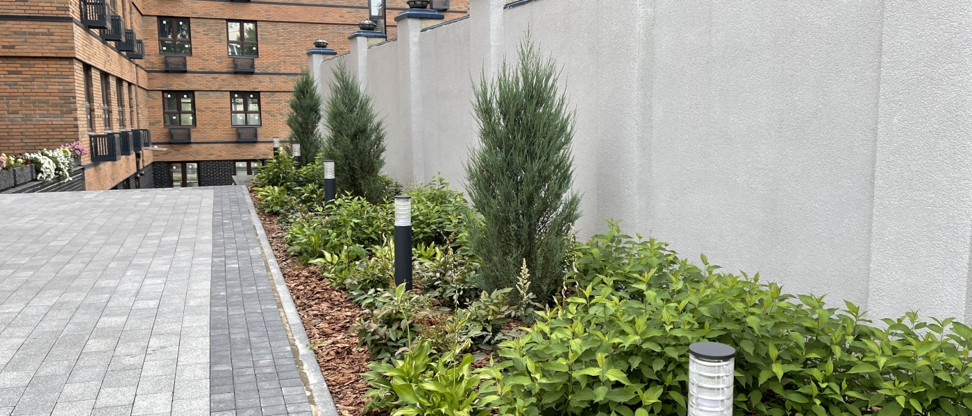 БЛАГОУСТРОЙСТВО клубный дом на ярославской