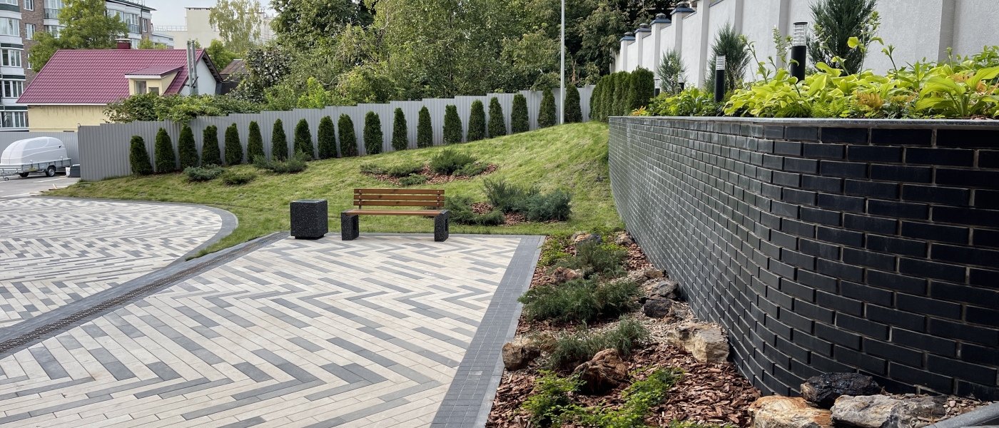 БЛАГОУСТРОЙСТВО клубный дом на ярославской